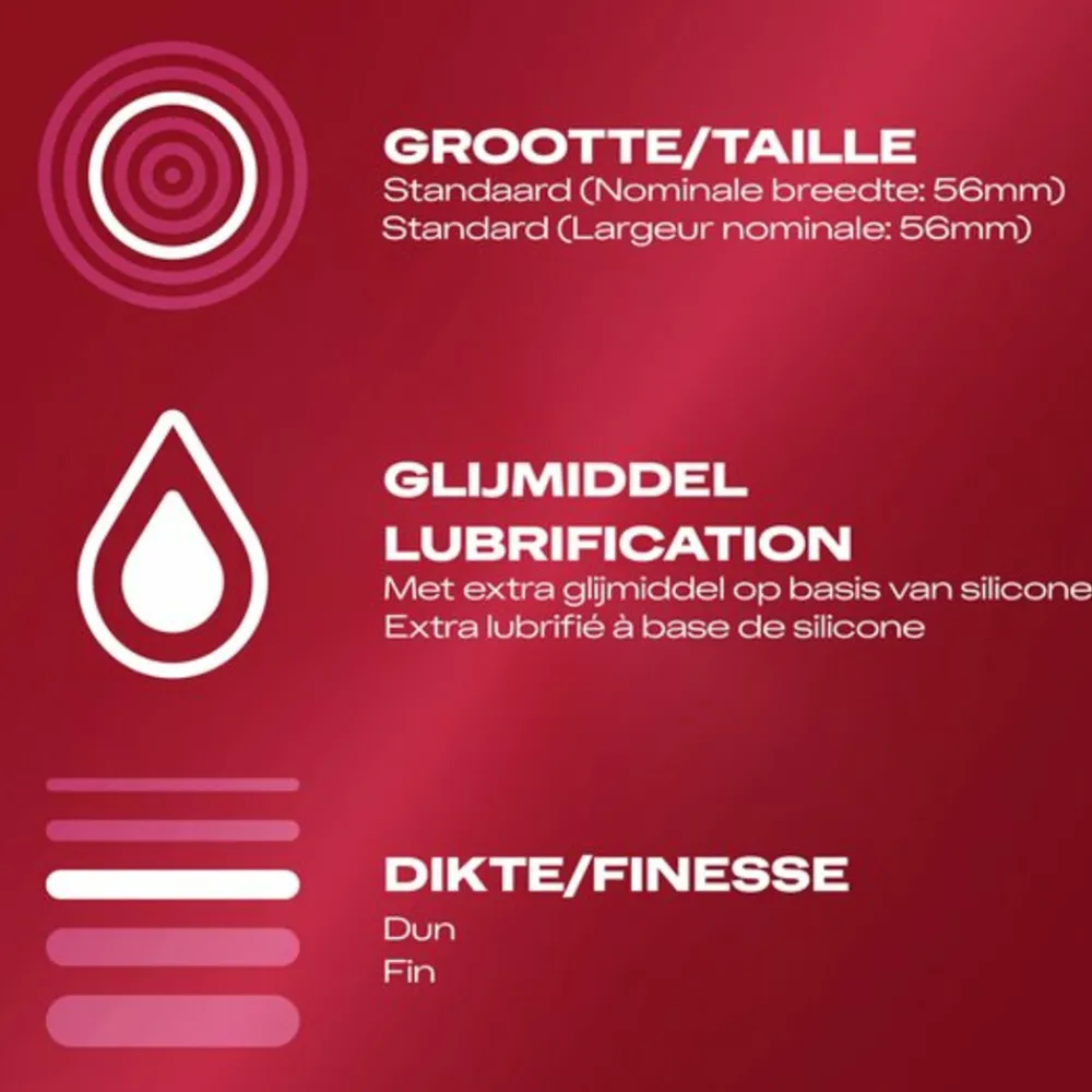 Intieme Hulpmiddelen<Durex - Nude Extra Lube Condooms 10 stuks & Thin Feel extra Lube 10 stuks - Pakket