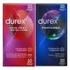 - Thin Feel Extra Lube Condooms 10 stuks & Performa Condooms 10 stuks - Pakket^Durex New