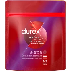 Condooms Thin Feel met Extra Glijmiddel 40 stuks^Durex