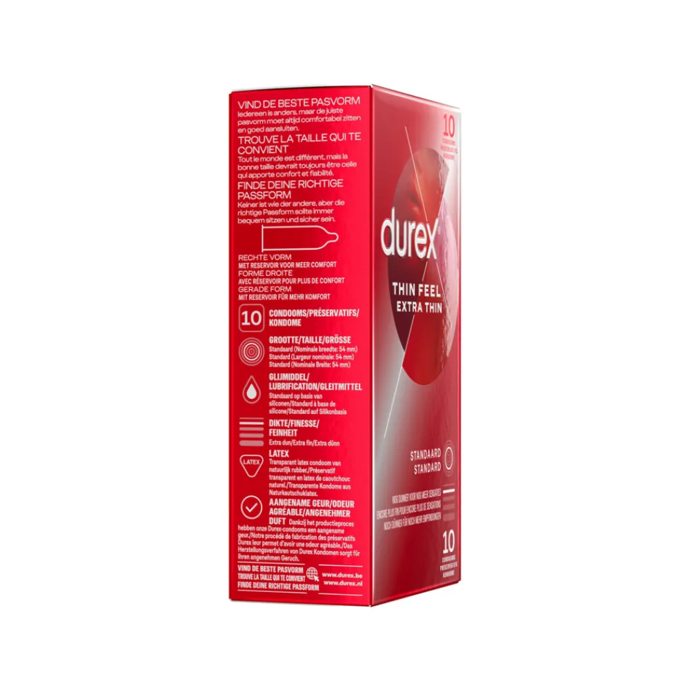 Intieme Hulpmiddelen<Durex Condooms Thin Feel Extra Dun 10 stuks