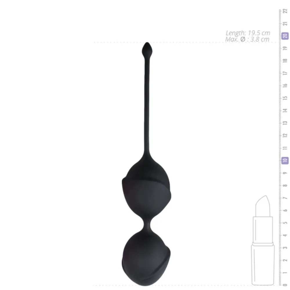 Voor Haar<Easytoys Dubbele LoveBalls Zwart 1 set