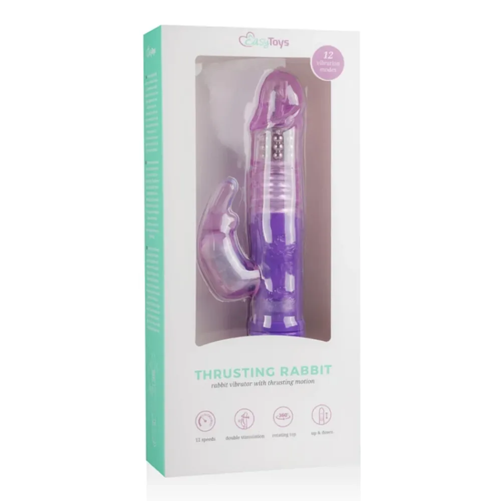 Stotende Rabbit Vibrator^Easytoys Hot