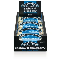 Snacks|Glutenvrij<Eat natural Fruit & Noten Bar Yoghurtlaagje Cashew & Blueberry 12 x 45 gr