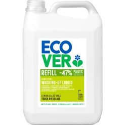 Handafwas<Ecover Afwasmiddel Citroen & Aloe Vera 5000 ml