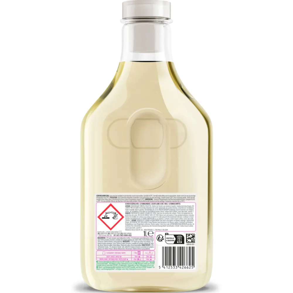 Wasmiddel Essential Wol- en Fijnwas 22 Wasbeurten 1000 ml Wasmiddel