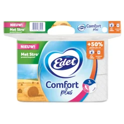 Clearance Comfort Plus Toiletpapier 3 Laags 6 stuks Toiletpapier