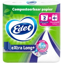 Keukenpapier<Edet Extra Long Keukenpapier 2 stuks