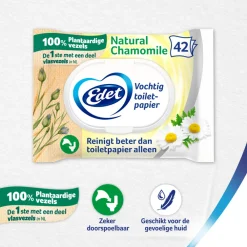 Toiletpapier<Edet Kamille Vochtige Toiletpapier 42 stuks