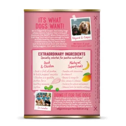 Hondenvoer<Edgard & Cooper Blik Vers Vlees Puppy Hondenvoer Eend - Kip 400 gr