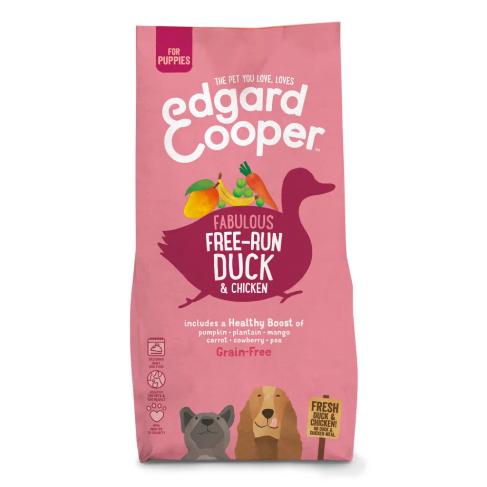 Hondenvoer<Edgard & Cooper Hondenvoer Puppy Scharrelkip - Scharreleend 12 kg