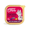 Kattenvoer<Edgard & Cooper Kattenvoer Senior Pate Kip - Kalkoen 85 gr
