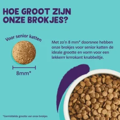 Kattenvoer<Edgard & Cooper Kattenvoer Senior Kip - Kalkoen 2 kg