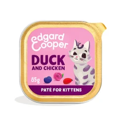 Kattenvoer Kitten Pate Eend - Kip 85 gr^Edgard & Cooper Best