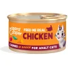 Kattenvoer<Edgard & Cooper Kattenvoer Chunks Kip 85 gr