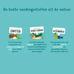 Best Plantaardig Hondenvoer Wortel - Courgette 1 kg Hondenvoer