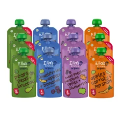 Best Ella's kitchen 12 stuks Knijpzakjes Mix Pakket Baby & Peutervoeding
