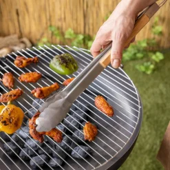Barbecue<Esschert Design BBQ Tang Roestvrij Staal Zilver