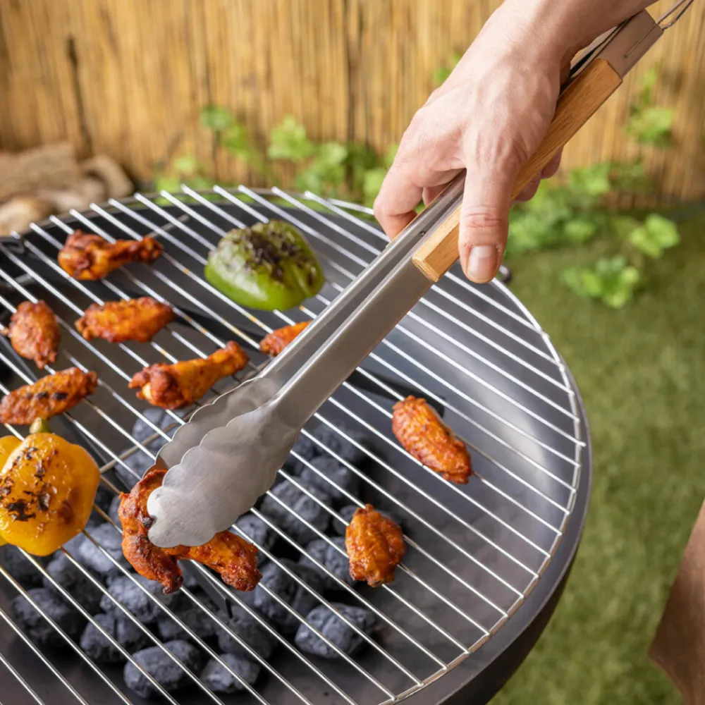Barbecue<Esschert Design BBQ Tang Roestvrij Staal Zilver