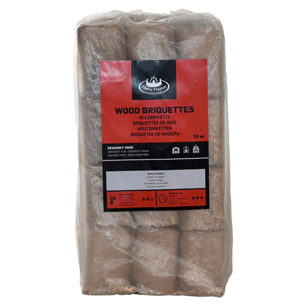 Barbecue<Esschert Design Houtbriketten Bruin