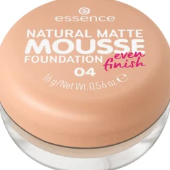 Foundation<essence Natural Matte Mousse Foundation 04 16 gr