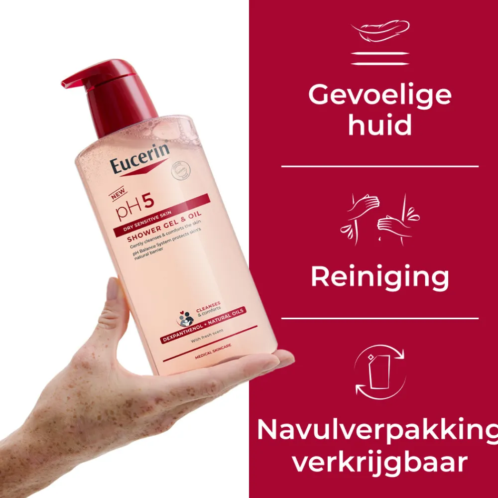 Lichaam<Eucerin pH5 Douchegel-olie 400 ml