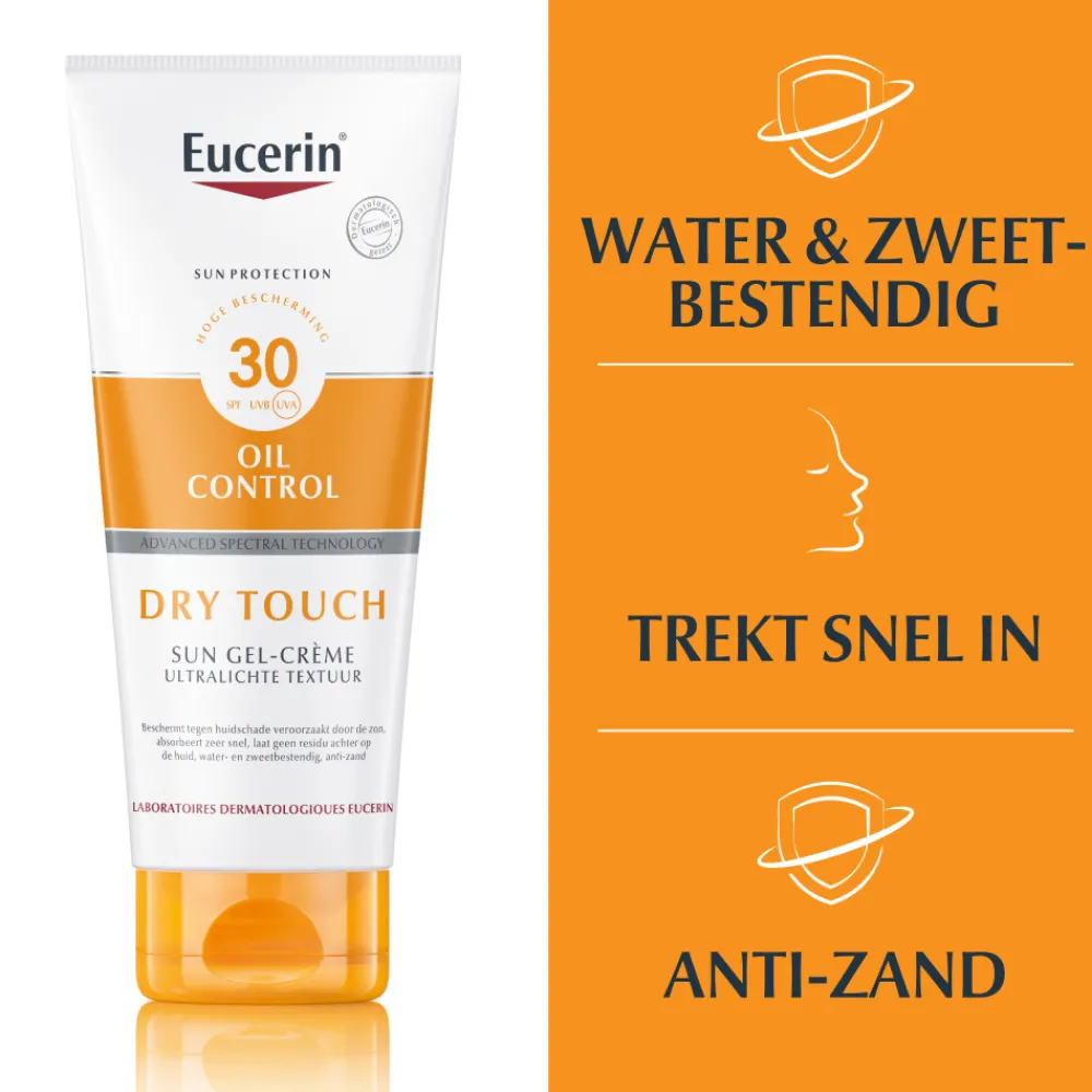 Zon|Zonbescherming<Eucerin Sun Oil Control Dry Touch Gel-Crème SPF 30 200 ml