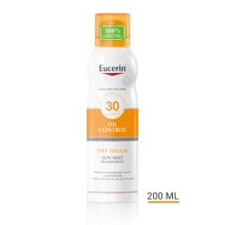 Zon|Zonbescherming<Eucerin Sun Oil Control Mist Transparent Dry Touch SPF 30 200 ml