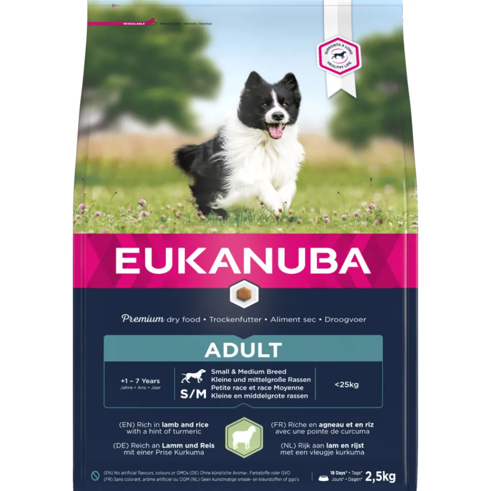 Adult Small - Medium Hondenvoer Lam - Rijst 2,5 kg Hondenvoer