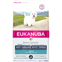 Hondenvoer<Eukanuba Adult West Highland White Terrier Hondenvoer Kip 2,5 kg