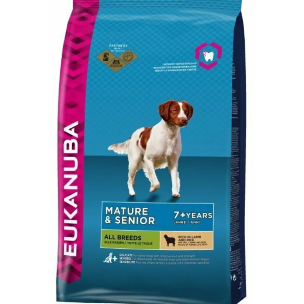 Clearance Mature - Senior Hondenvoer Lam - Rijst 12 kg Hondenvoer