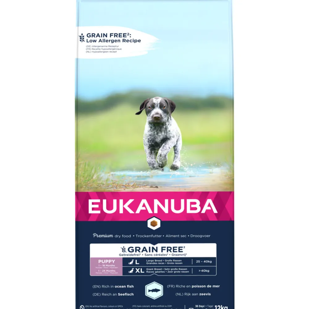 Discount Puppy Graanvrij Large Hondenvoer Vis 12 kg Hondenvoer