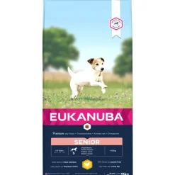 Hondenvoer<Eukanuba Senior Small Hondenvoer Kip 15 kg