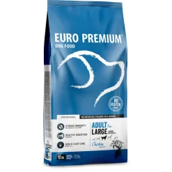 Hondenvoer<Euro-Premium Adult Large Kip - Rijst 12 kg