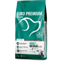 Hondenvoer<Euro-Premium Adult Medium Lam - Rijst 3 kg