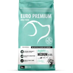 Hondenvoer<Euro-Premium Puppy Medium Kip - Rijst 3 kg