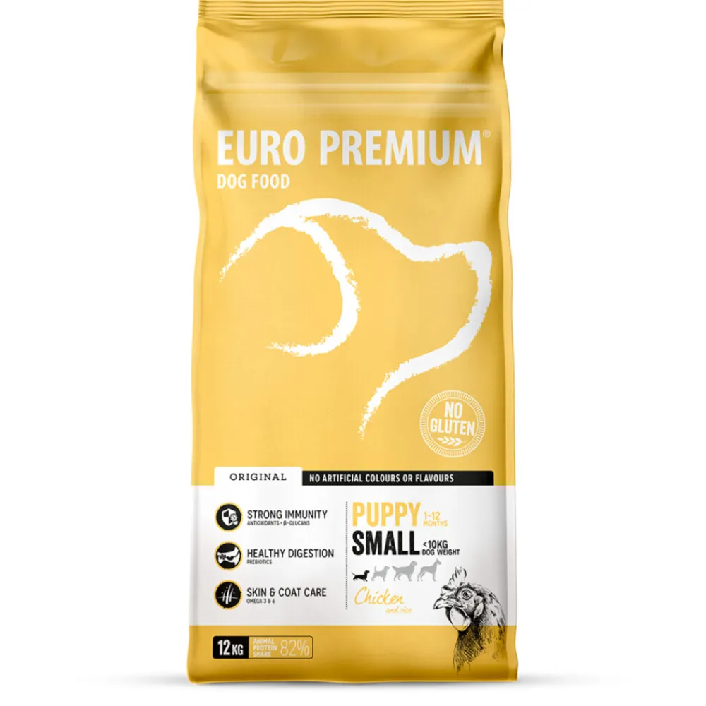 Puppy Small Kip - Rijst 12 kg^Euro-Premium Discount