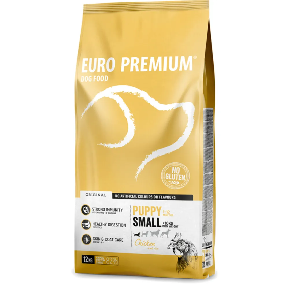 Puppy Small Kip - Rijst 12 kg^Euro-Premium Discount