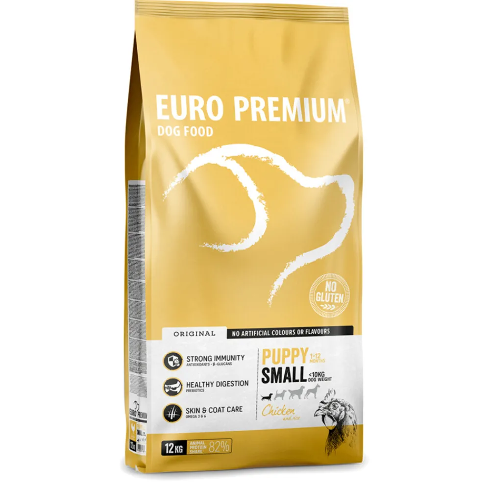 Puppy Small Kip - Rijst 12 kg^Euro-Premium Discount