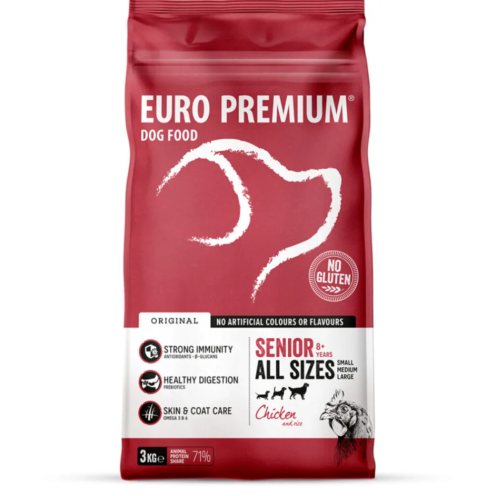 Clearance Senior Kip - Rijst 3 kg Hondenvoer