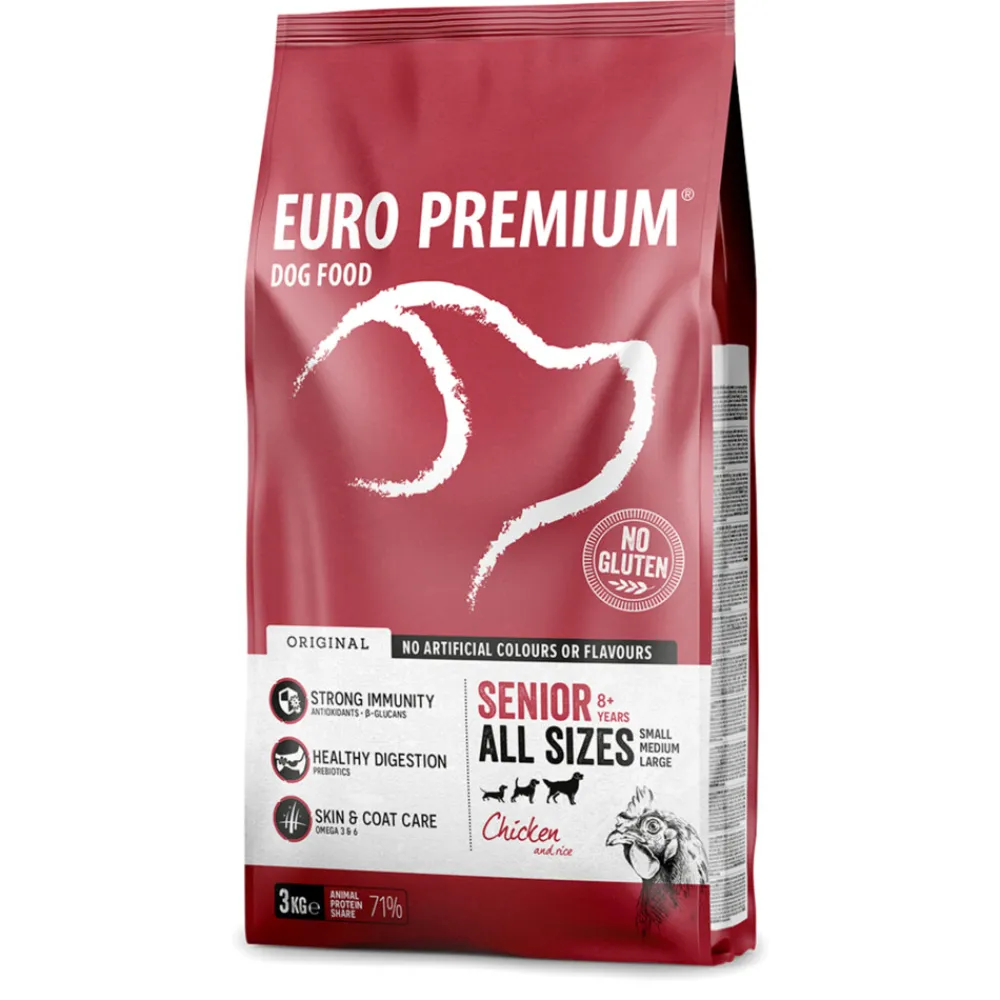 Clearance Senior Kip - Rijst 3 kg Hondenvoer