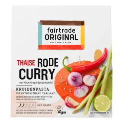 Kruidenpasta Rode Curry 70 gr^Fairtrade Original Hot