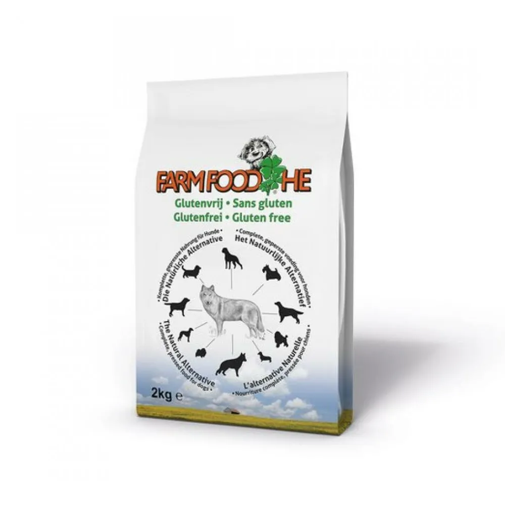 Hondenvoer<Farm Food HE Glutenvrij 2 kg