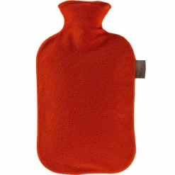 Thuis & Onderweg|Zelfzorg<Fashy Warmwaterzak Fleece Cranberry 2 liter