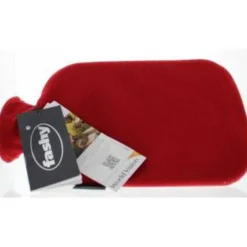 Thuis & Onderweg|Zelfzorg<Fashy Warmwaterzak Fleece Cranberry 2 liter