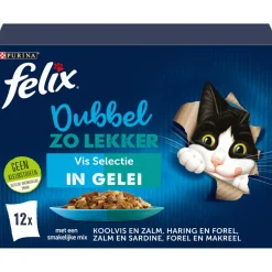 Discount Dubbel Zo Lekker Vis Selectie in Gelei 12 x 85 gr Kattenvoer