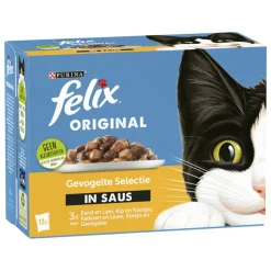 Original Gevogelte Selectie in Saus 12 x 85 gr^Felix Online