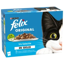 Original Vis Selectie in Gelei 12 x 85 gr^Felix