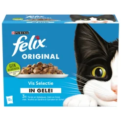 Original Vis Selectie in Gelei 12 x 85 gr^Felix