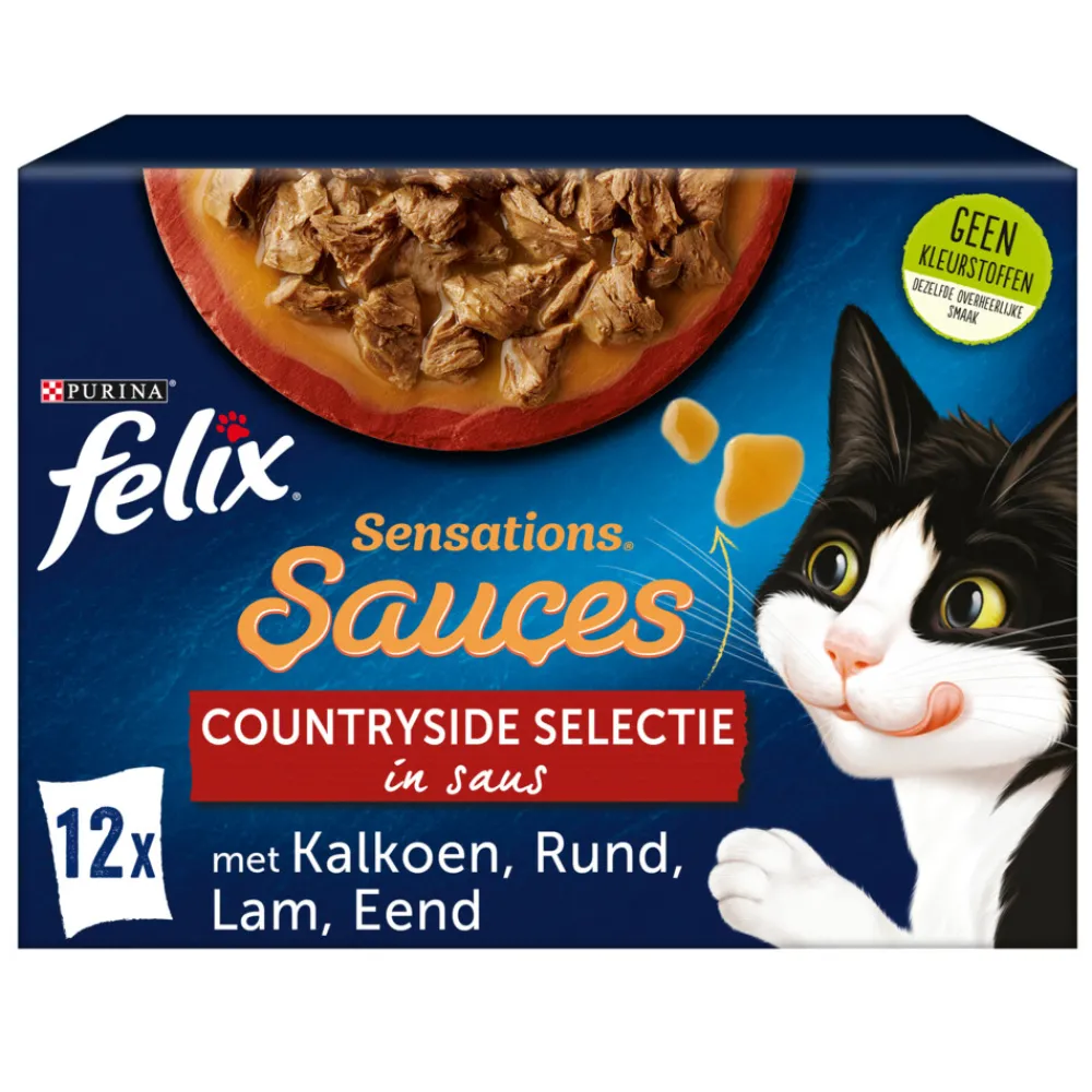 Sensations Sauces Countryside Selectie in Saus 12 x 85 gr^Felix Clearance