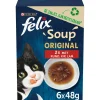 Kattenvoer<Felix Soup Countryside Selectie 6 x 48 gr